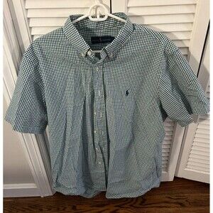 COPY - Polo Ralph Lauren Button Down Shirt Short Sleeve Striped Men’s Size XL